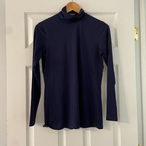 Navy Blue J. McLaughlin Long Sleeve Top